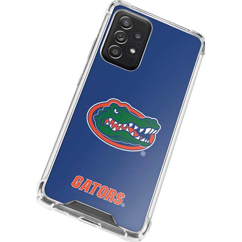 University of Florida Gators Mascot Blue Galaxy A52 5G Clear Case
