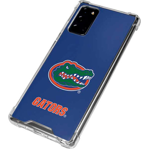 University of Florida Gators Mascot Blue Galaxy Note20 5G Clear Case