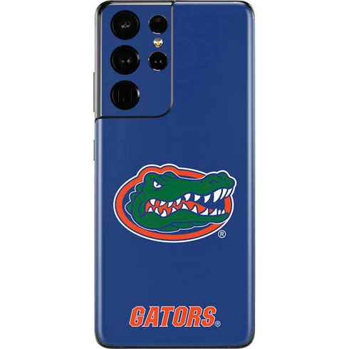 University of Florida Gators Mascot Blue Galaxy S21 Ultra 5G Skin