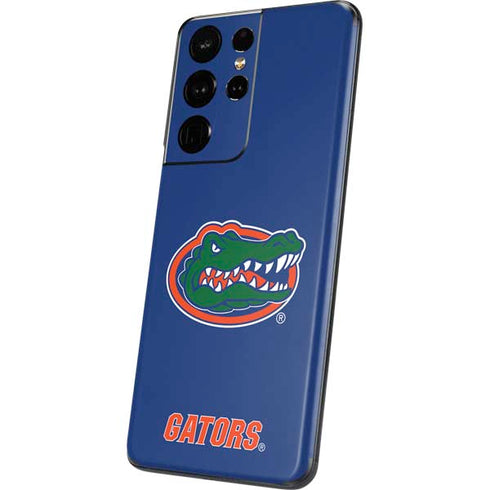 University of Florida Gators Mascot Blue Galaxy S21 Ultra 5G Skin