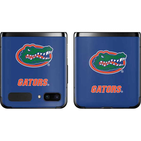 University of Florida Gators Mascot Blue Galaxy Z Flip Skin