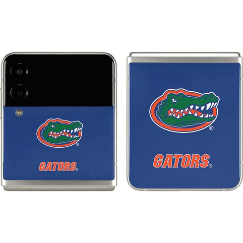 University of Florida Gators Mascot Blue Galaxy Z Flip3 5G Skin