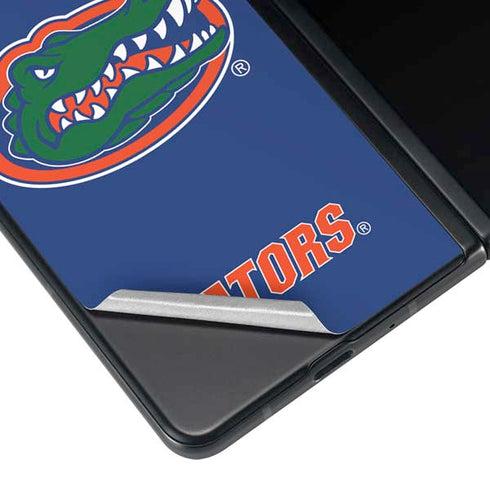 University of Florida Gators Mascot Blue Galaxy Z Fold4 5G Skin