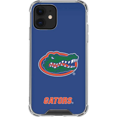 University of Florida Gators Mascot Blue iPhone 12 Clear Case