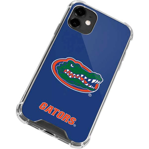 University of Florida Gators Mascot Blue iPhone 12 Clear Case