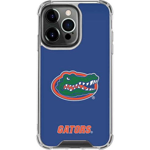 University of Florida Gators Mascot Blue iPhone 13 Pro Clear Case