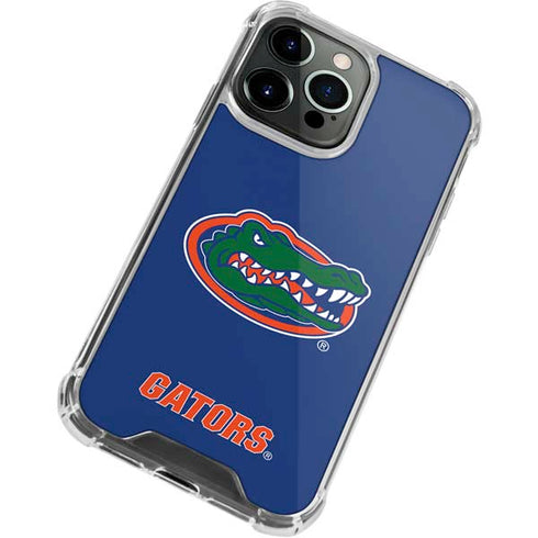 University of Florida Gators Mascot Blue iPhone 14 Pro Max Clear Case