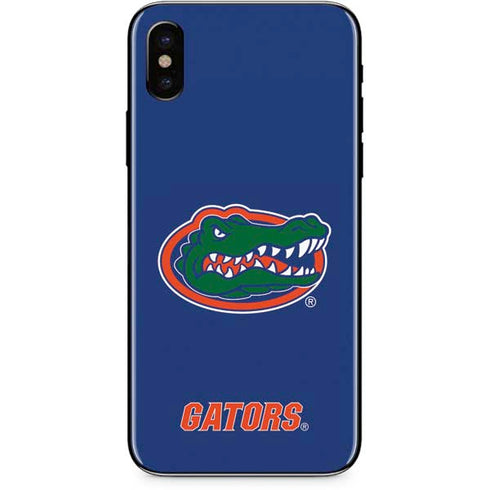 University of Florida Gators Mascot Blue iPhone X Skin
