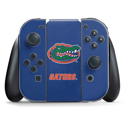 University of Florida Gators Mascot Blue Nintendo Switch (2017-2021) Joy-Con Controller Skin