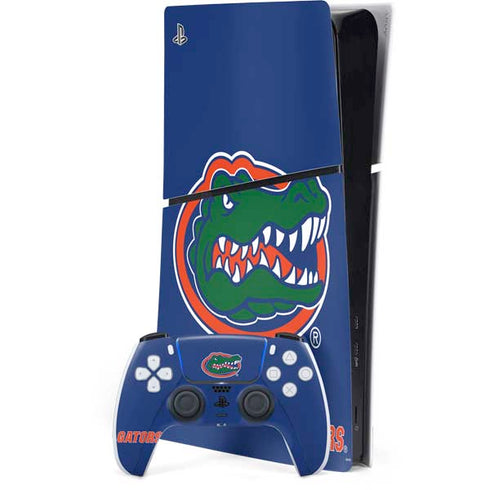 University of Florida Gators Mascot Blue PS5 Slim Digital Edition Console Skin
