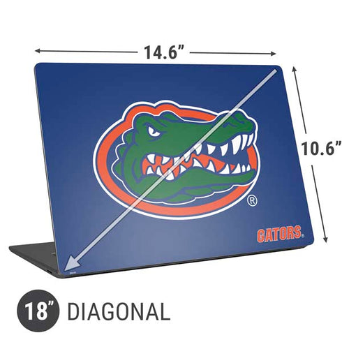 University of Florida Gators Mascot Blue Universal Laptop 18in (14.6 x 10.6in) Skin