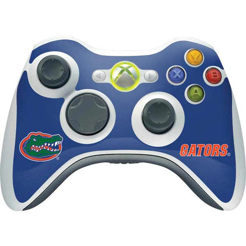 University of Florida Gators Mascot Blue Xbox 360 Wireless Controller Skin