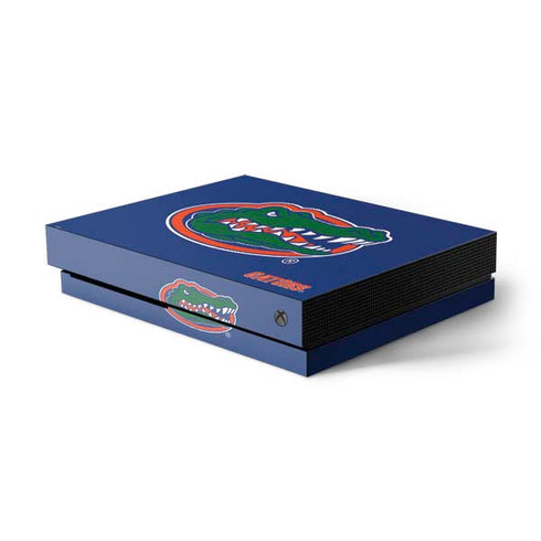 University of Florida Gators Mascot Blue Xbox One X Console Skin