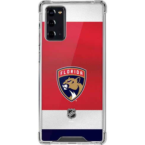 NHL Florida Panthers Alternate Jersey Galaxy Note20 5G Clear Case