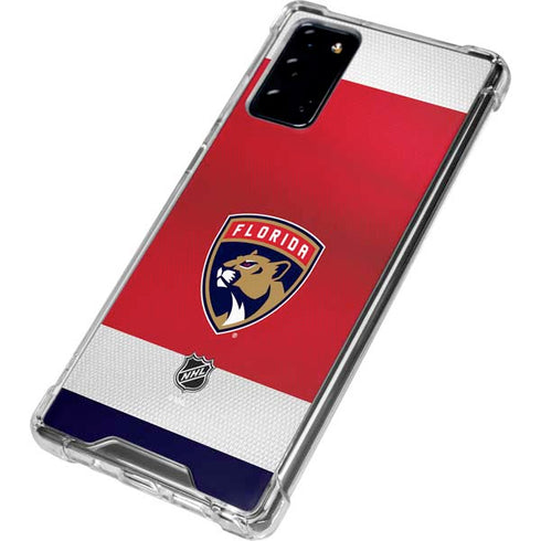 NHL Florida Panthers Alternate Jersey Galaxy Note20 5G Clear Case