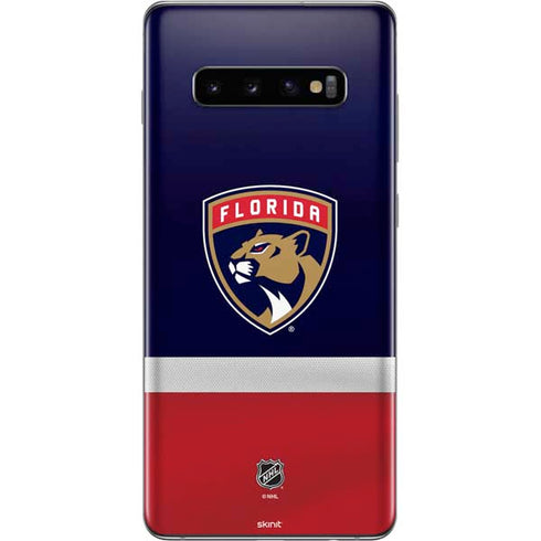 NHL Florida Panthers Alternate Jersey Galaxy S10 Plus Skin