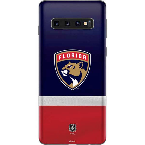 NHL Florida Panthers Alternate Jersey Galaxy S10 Skin