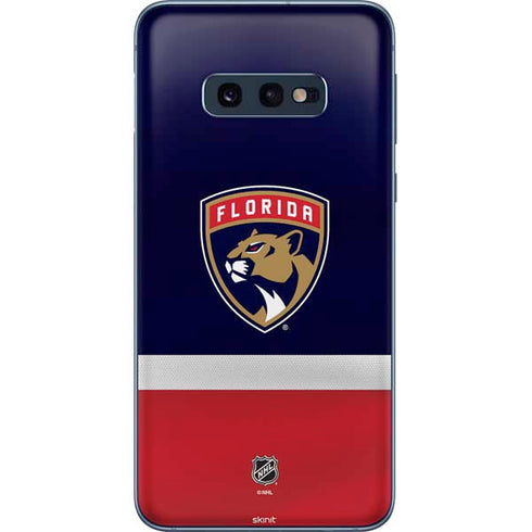 NHL Florida Panthers Alternate Jersey Galaxy S10e Skin