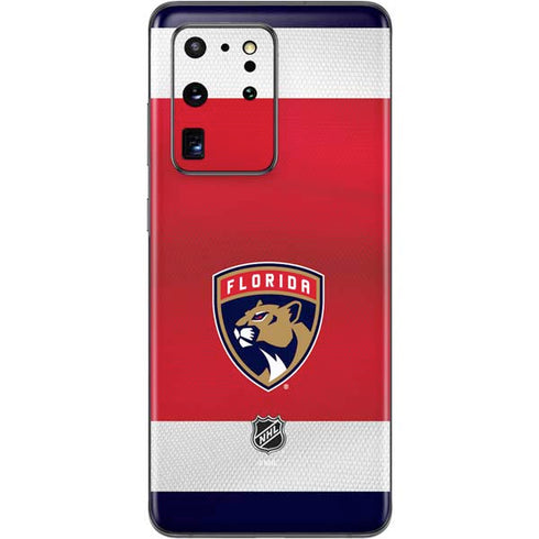 NHL Florida Panthers Alternate Jersey Galaxy S20 Ultra 5G Skin