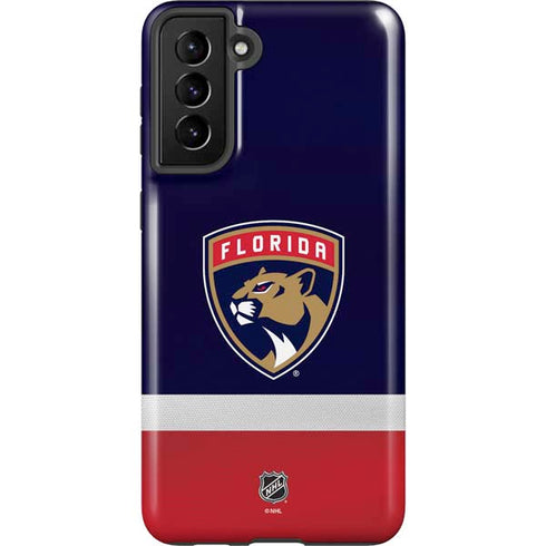 NHL Florida Panthers Alternate Jersey Galaxy S21 FE Pro Case