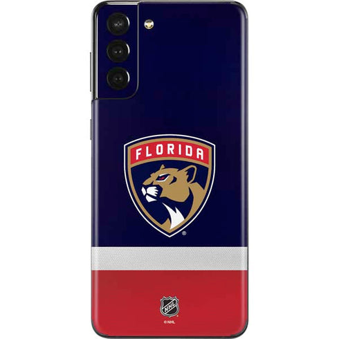 NHL Florida Panthers Alternate Jersey Galaxy S21 Plus 5G Skin