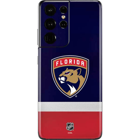 NHL Florida Panthers Alternate Jersey Galaxy S21 Ultra 5G Skin