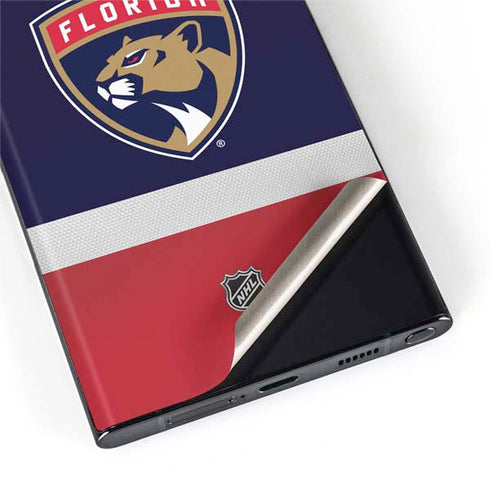 NHL Florida Panthers Alternate Jersey Galaxy S22 Ultra Skin