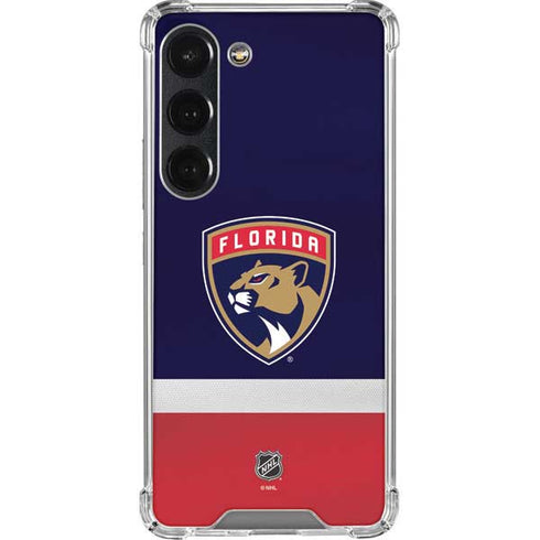 NHL Florida Panthers Alternate Jersey Galaxy S23 Clear Case
