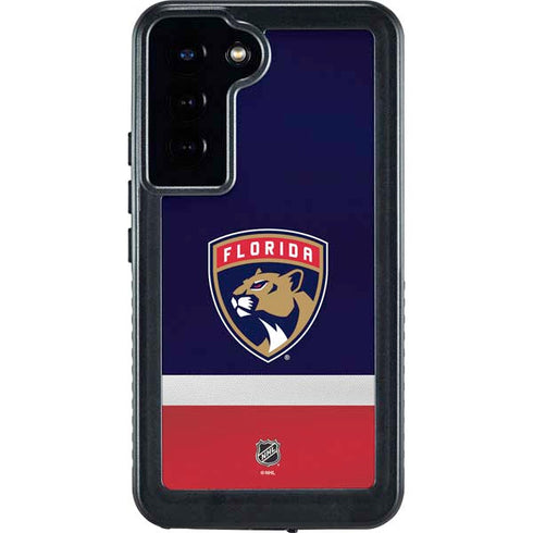NHL Florida Panthers Alternate Jersey Galaxy S23 Plus Waterproof Case