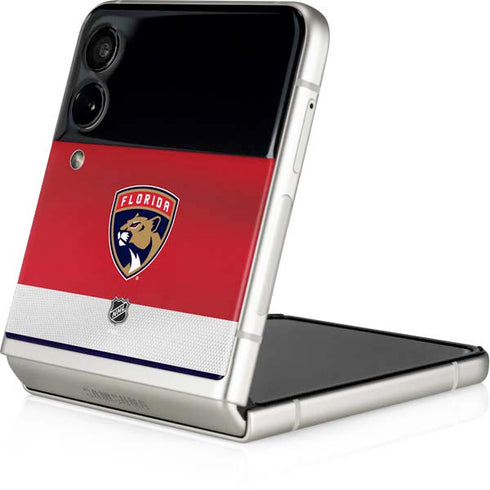 NHL Florida Panthers Alternate Jersey Galaxy Z Flip4 5G Skin