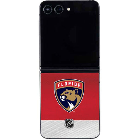 NHL Florida Panthers Alternate Jersey Galaxy Z Flip5 5G Skin