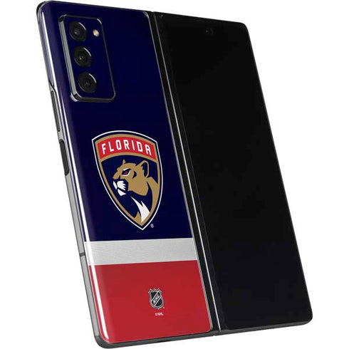 NHL Florida Panthers Alternate Jersey Galaxy Z Fold2 5G Skin