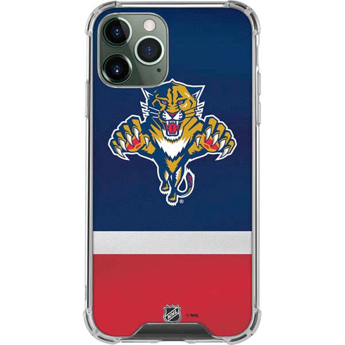 NHL Florida Panthers Alternate Jersey iPhone 11 Pro Max Clear Case
