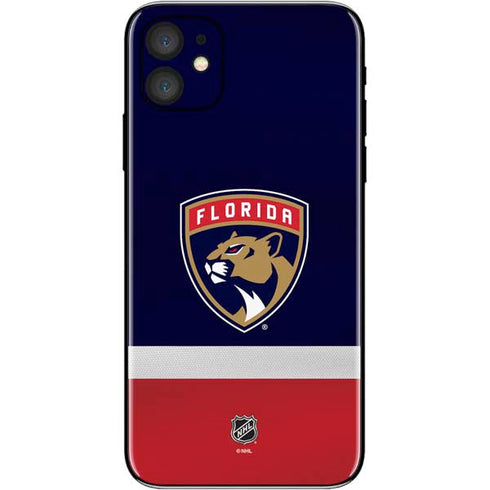 NHL Florida Panthers Alternate Jersey iPhone 11 Skin