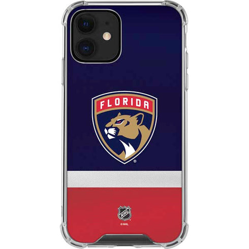 NHL Florida Panthers Alternate Jersey iPhone 12 Mini Clear Case