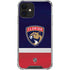 NHL Florida Panthers Alternate Jersey iPhone 12 Mini Clear Case