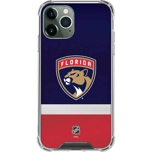 NHL Florida Panthers Alternate Jersey iPhone 12 Pro Clear Case