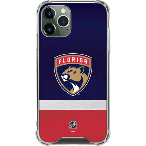 NHL Florida Panthers Alternate Jersey iPhone 12 Pro Max Clear Case