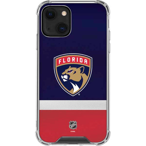 NHL Florida Panthers Alternate Jersey iPhone 14 Plus Clear Case