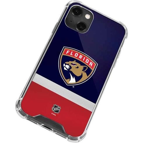 NHL Florida Panthers Alternate Jersey iPhone 14 Plus Clear Case
