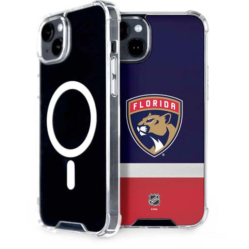 NHL Florida Panthers Alternate Jersey iPhone 15 Plus MagSafe Case