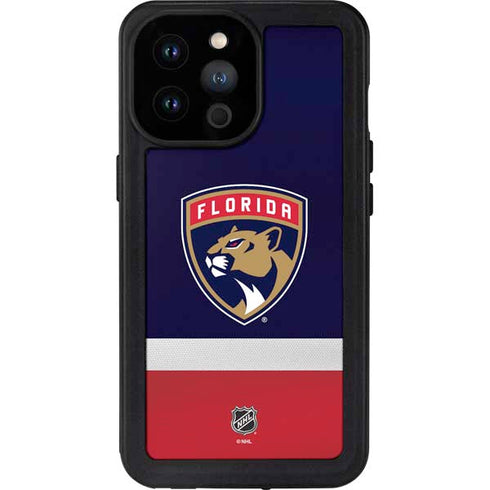 NHL Florida Panthers Alternate Jersey iPhone 14 Pro Max Waterproof Case