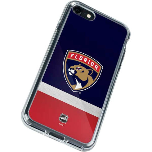 NHL Florida Panthers Alternate Jersey iPhone SE (2nd & 3rd Gen) Clear Case