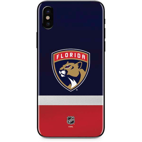 NHL Florida Panthers Alternate Jersey iPhone XS Max Skin