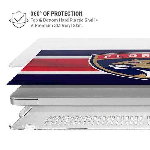 NHL Florida Panthers Alternate Jersey MacBook Air 15in (2023-2025) Case plus Skin