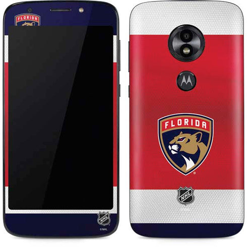 NHL Florida Panthers Alternate Jersey Moto E5 Play Skin