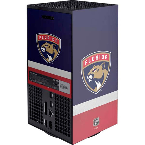 NHL Florida Panthers Alternate Jersey Xbox Series X Console Skin