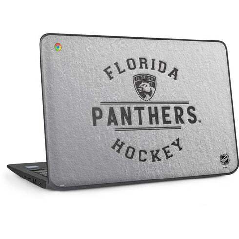 NHL Florida Panthers Black Text HP Chromebook Skin