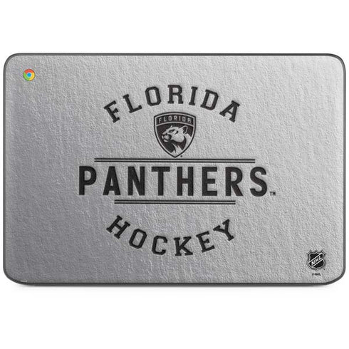 NHL Florida Panthers Black Text HP Chromebook Skin