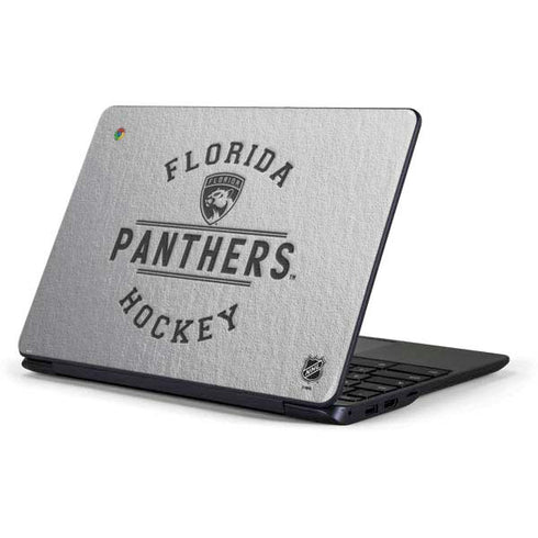 NHL Florida Panthers Black Text Samsung Chromebook Skin